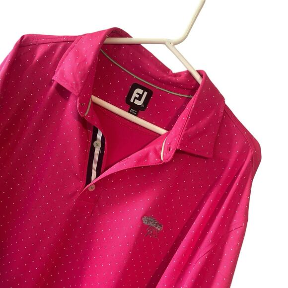 FJ Torrey Pines Golf Polo Shirt 2XL XXL Allover Novelty Print California Course - Picture 6 of 6